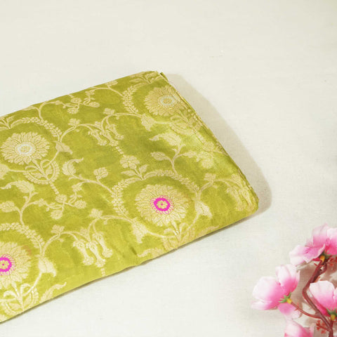 Green Mina Sona Rupa Dupian Silk YF-24419