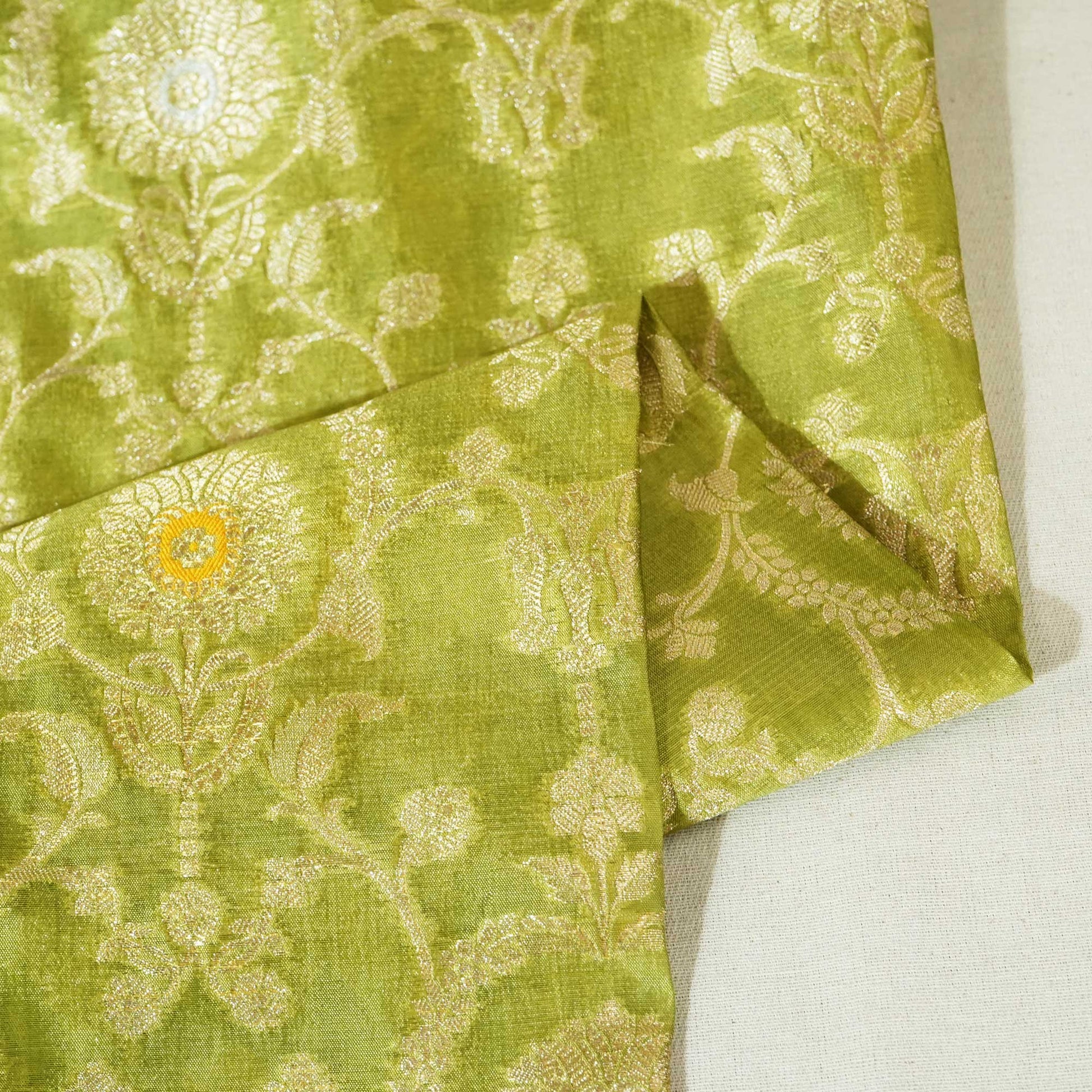Green Mina Sona Rupa Dupian Silk YF-24419