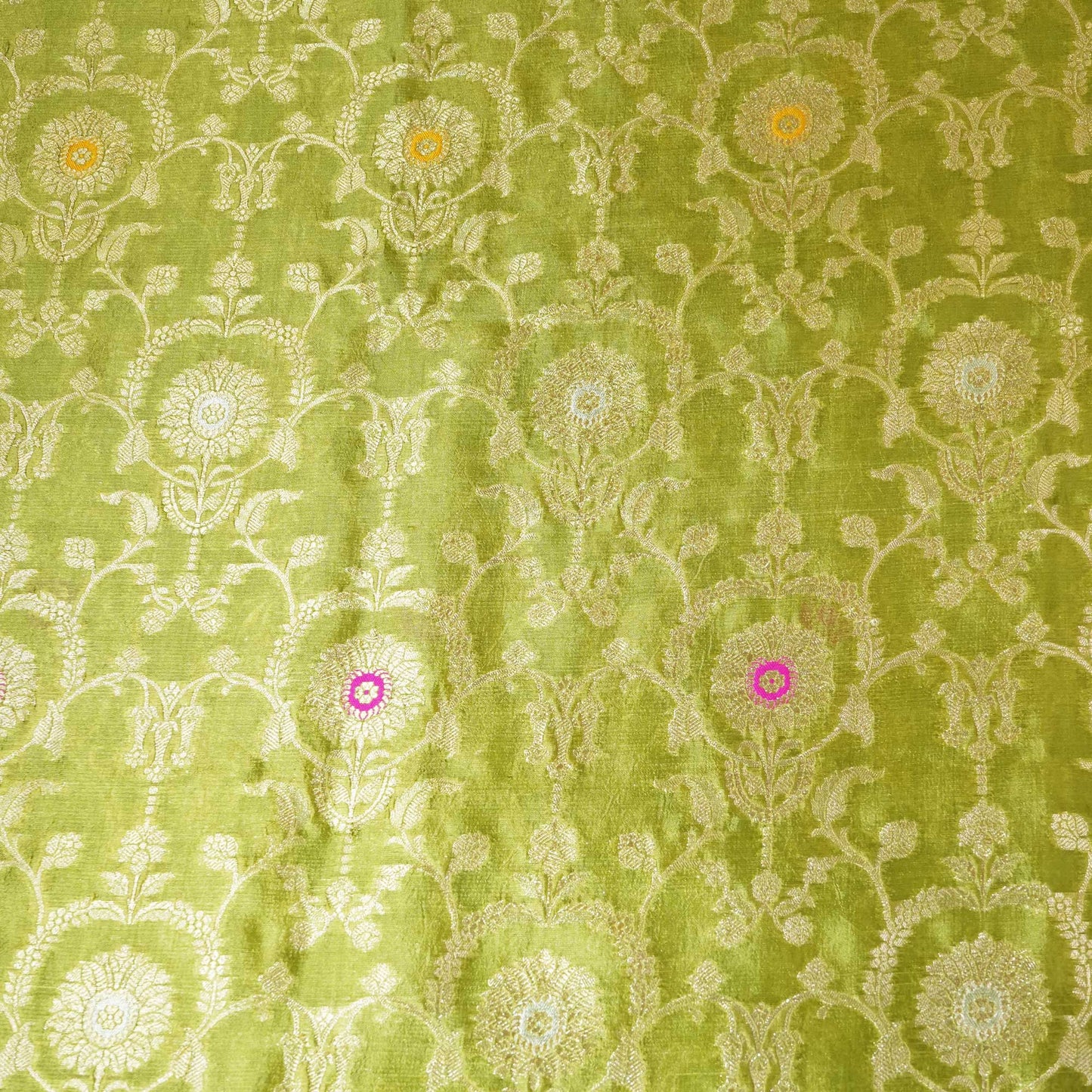 Green Mina Sona Rupa Dupian Silk YF-24419