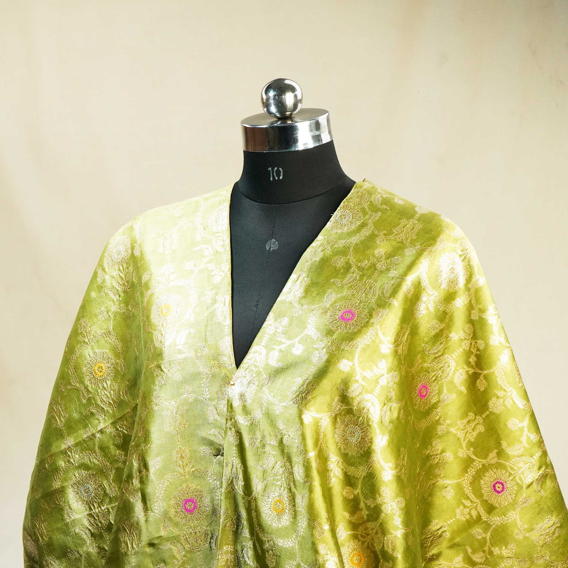 Green Mina Sona Rupa Dupian Silk YF-24419