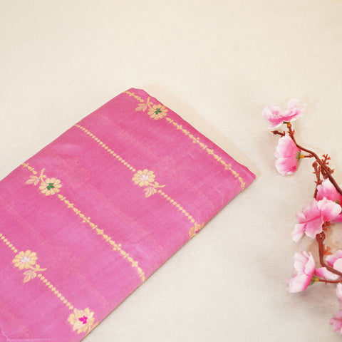 Pink Mina Sona Rupa Dupian Silk YF-24420