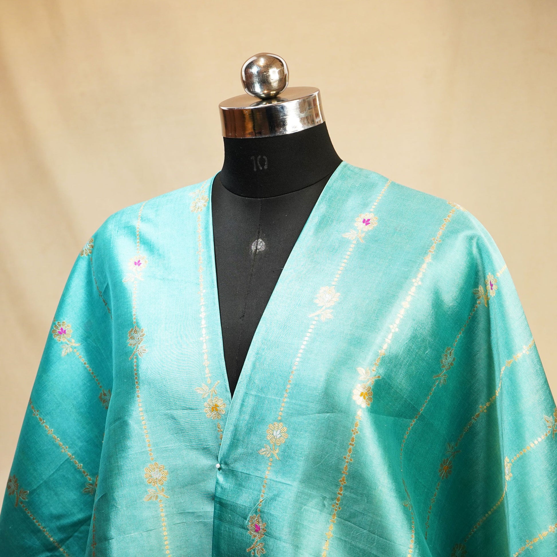 Sky Blue Mina Sona Rupa Dupian Silk YF-24421