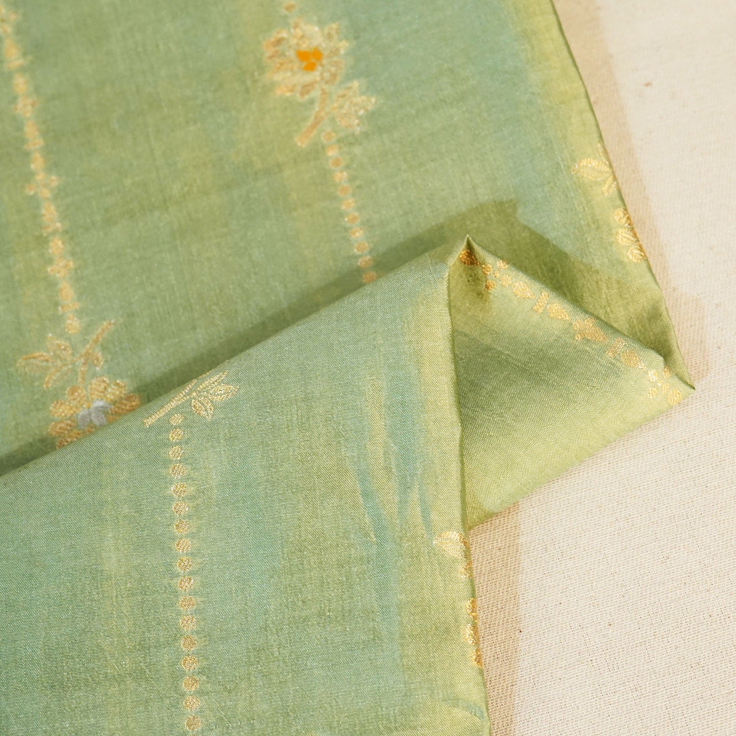 Green Mina Sona Rupa Dupian Silk YF-24422