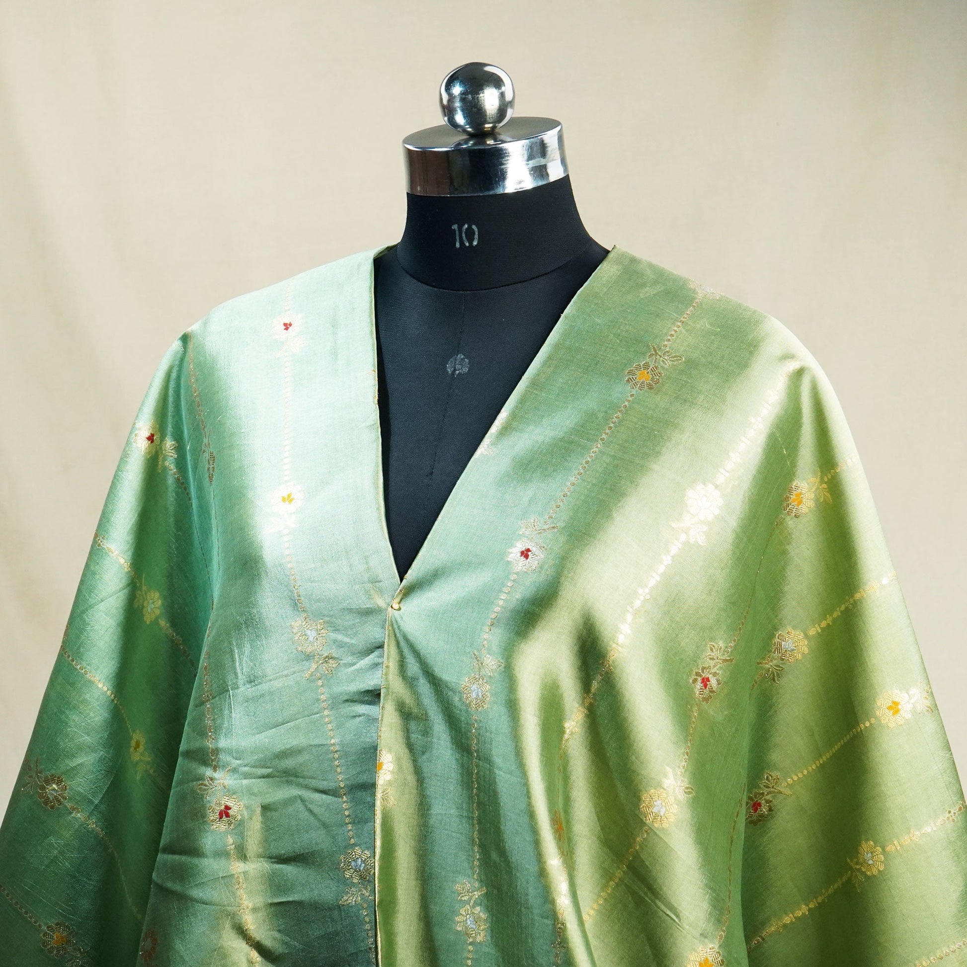 Green Mina Sona Rupa Dupian Silk YF-24422