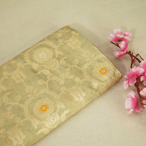 Grey & Golden Mina Sona Rupa Dupian Silk YF-24425