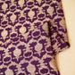 Dark Purple Jaal Chinnia Katan Silk YF-24426