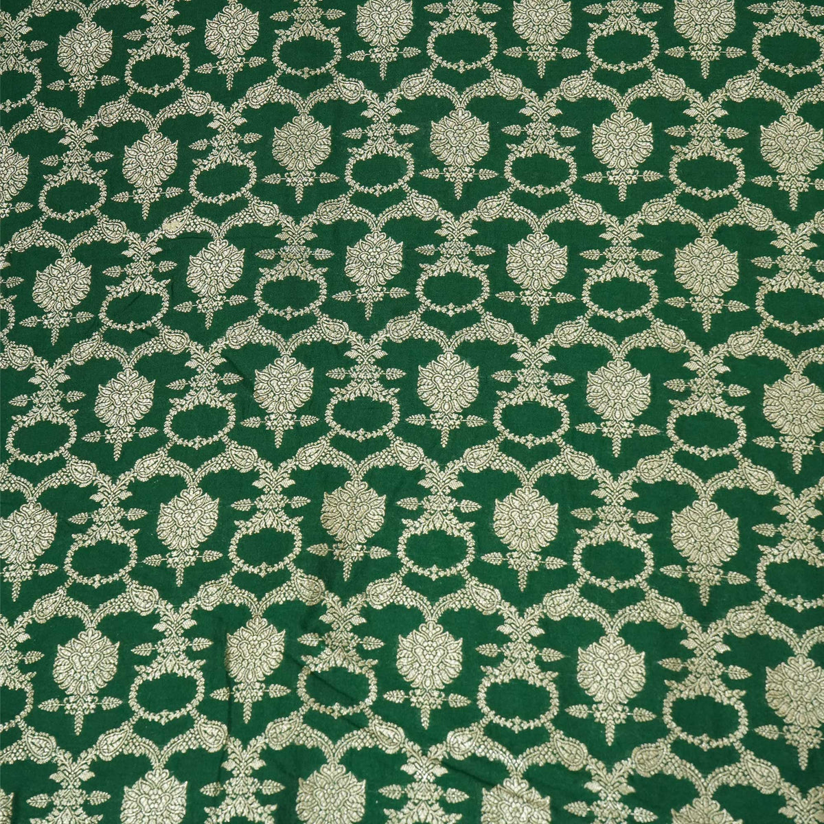 Green Jaal Chinnia Katan Silk YF-24428