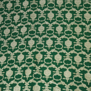 Green Jaal Chinnia Katan Silk YF-24428