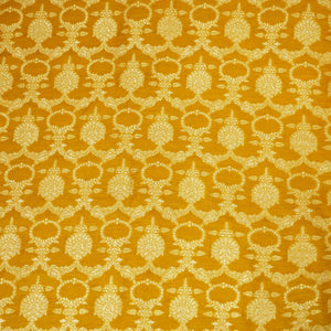 Mustard Yellow Jaal Chinnia Katan Silk YF-24429