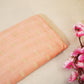 Peach Zari Booti Katan Silk YF-24437