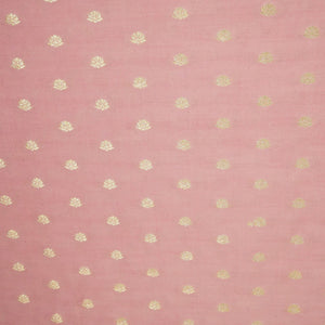 Pink Zari Booti Katan Silk YF-24439