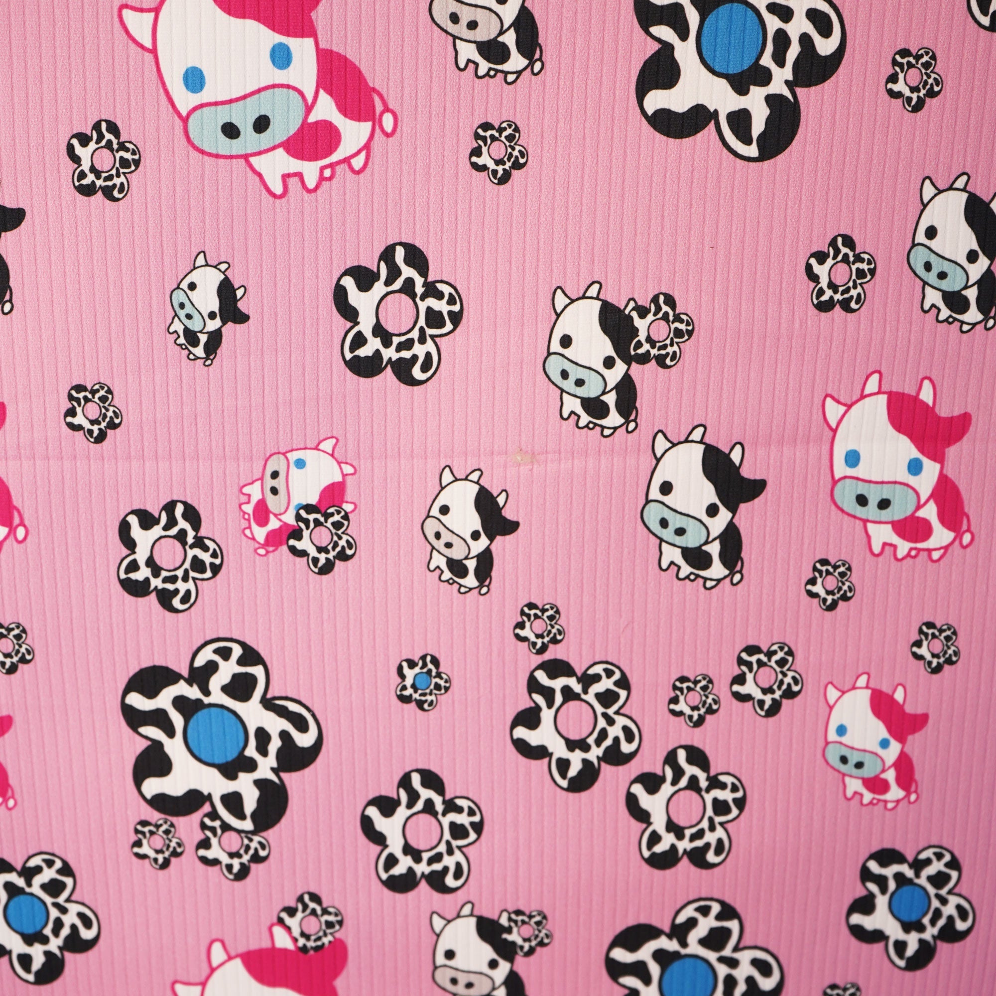 Pink Kids Print Hosiery Fabric RS-24458
