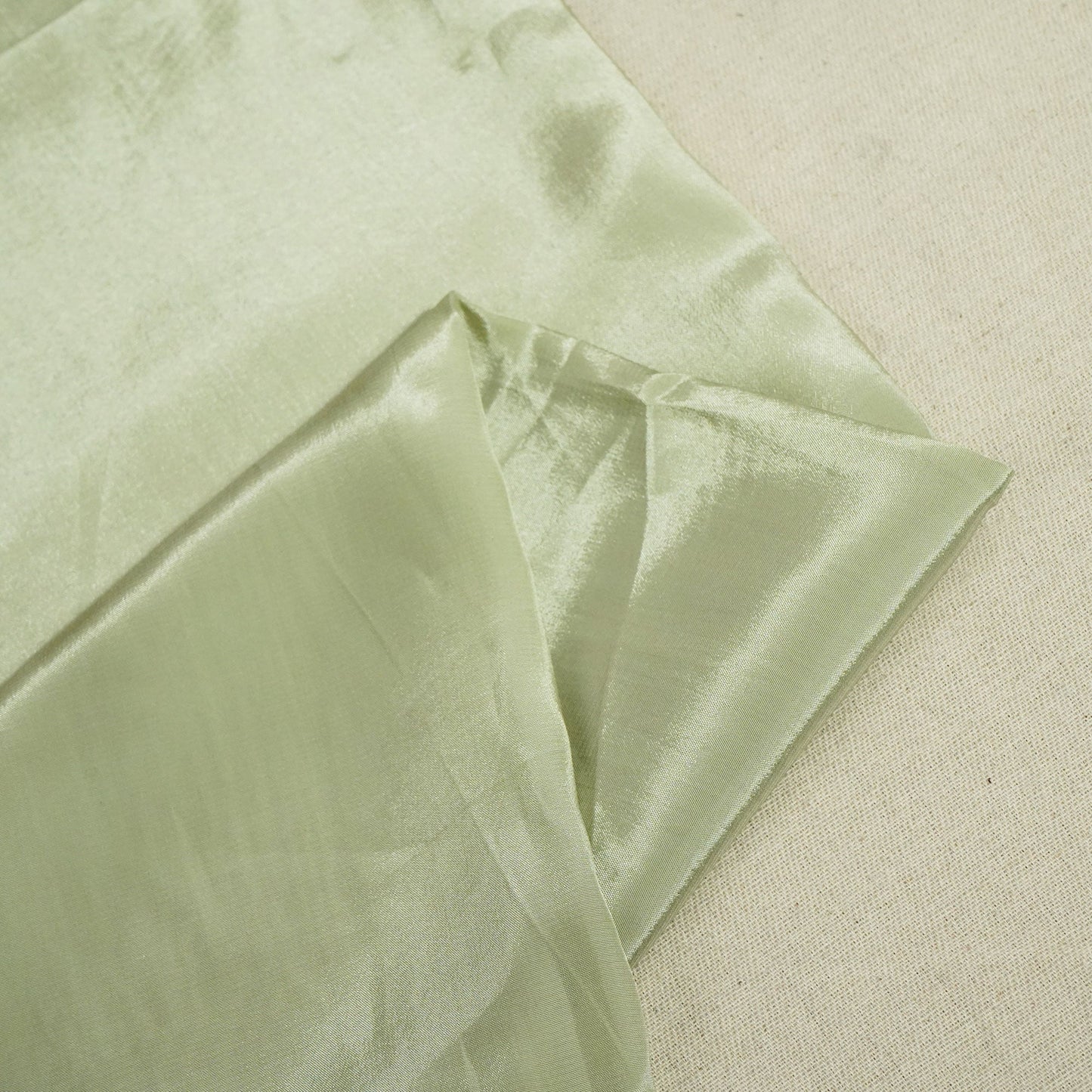 Mint Green Solid Natural Crepe Fabric GT-24461