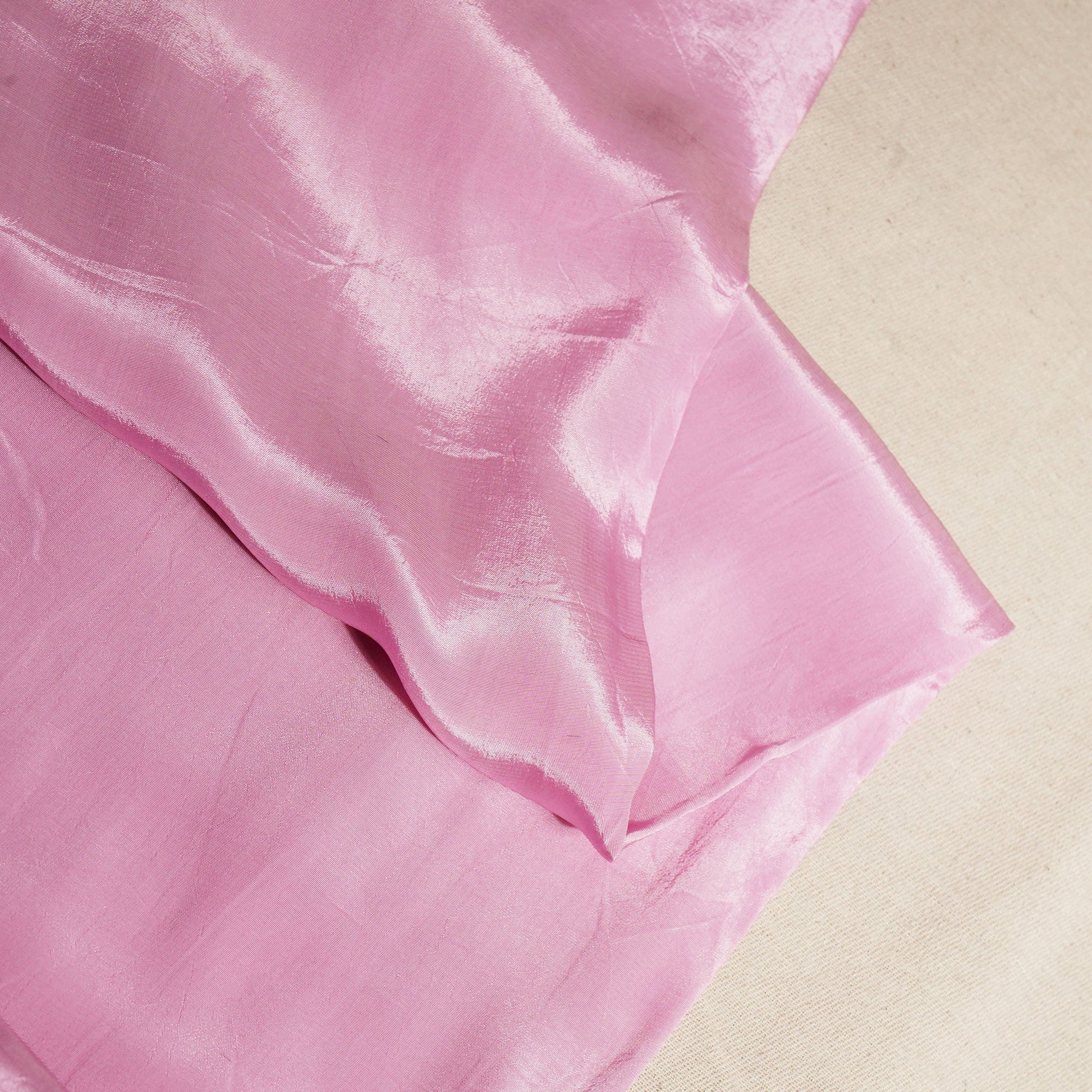 Light Pink Solid Natural Crepe Fabric GT-24462