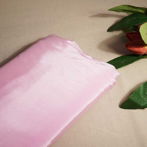 Baby Pink Solid Natural Crepe Fabric GT-24463