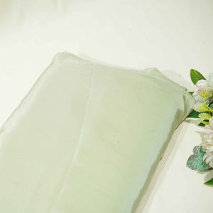 Pista Green Solid Natural Crepe Fabric GT-24466