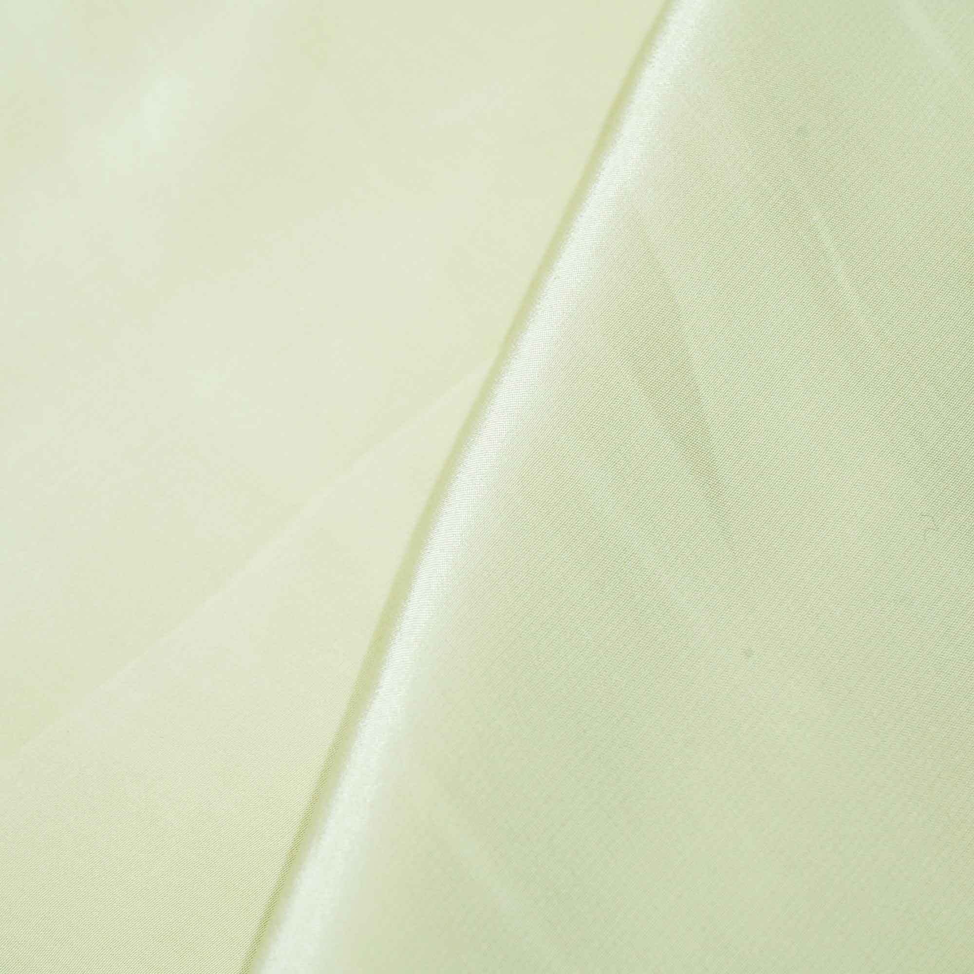 Pista Green Solid Natural Crepe Fabric GT-24466