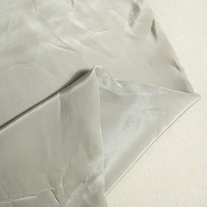 Light Grey Solid Natural Crepe Fabric GT-24484