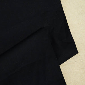 Navy Blue Solid Cotton Satin Lycra GT-24487