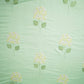 Sea Green Sequins Thread Embroidery Chanderi Fabric WI-24490