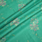 Sea Green Sequins Thread Embroidery Chanderi Fabric WI-24496