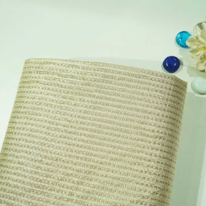 Silver & Gold Tissue Jacquard Dyeable Fabric KRE-24507