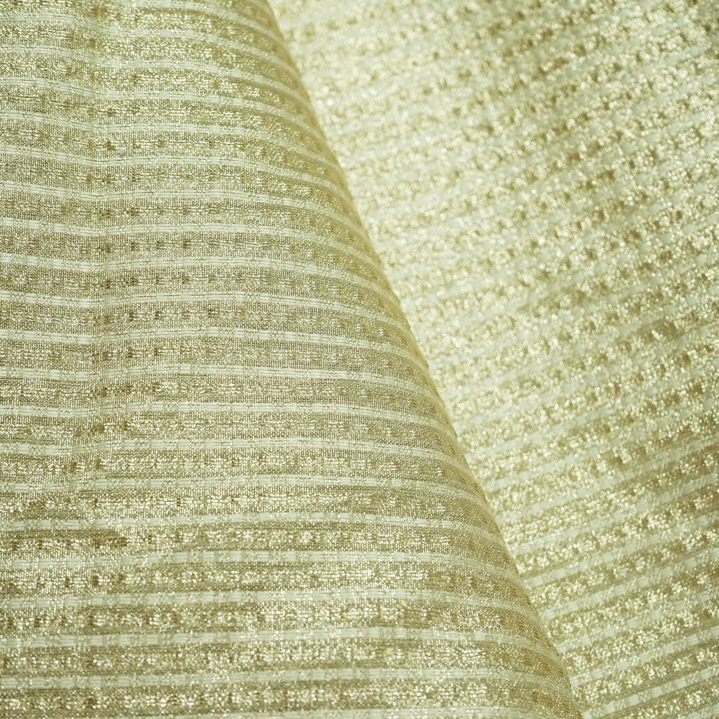 Silver & Gold Tissue Jacquard Dyeable Fabric KRE-24507
