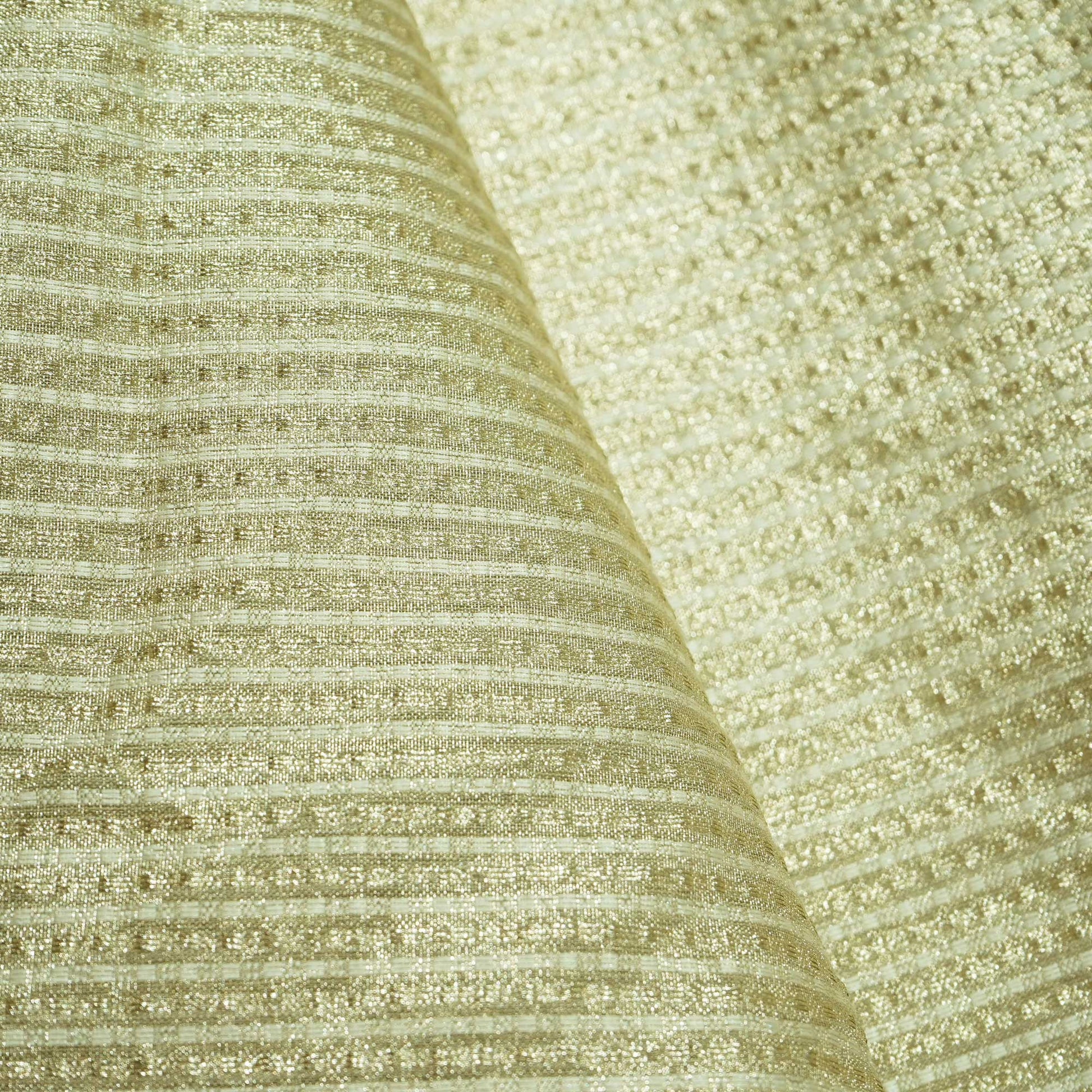 Silver & Gold Tissue Jacquard Dyeable Fabric KRE-24507