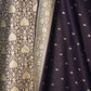Navy Blue Jaal (Top-Cotton,Bottom-Cotton,Dupatta-Chanderi) Suit Set Jaal Cotton Chanderi Fabric KMH-24518  