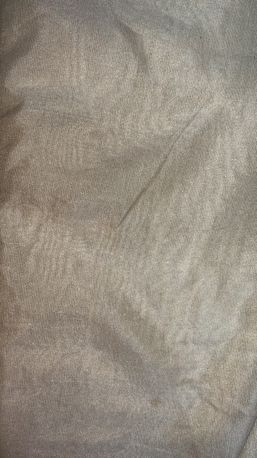 Beige Solid Tissue Fabric 24541