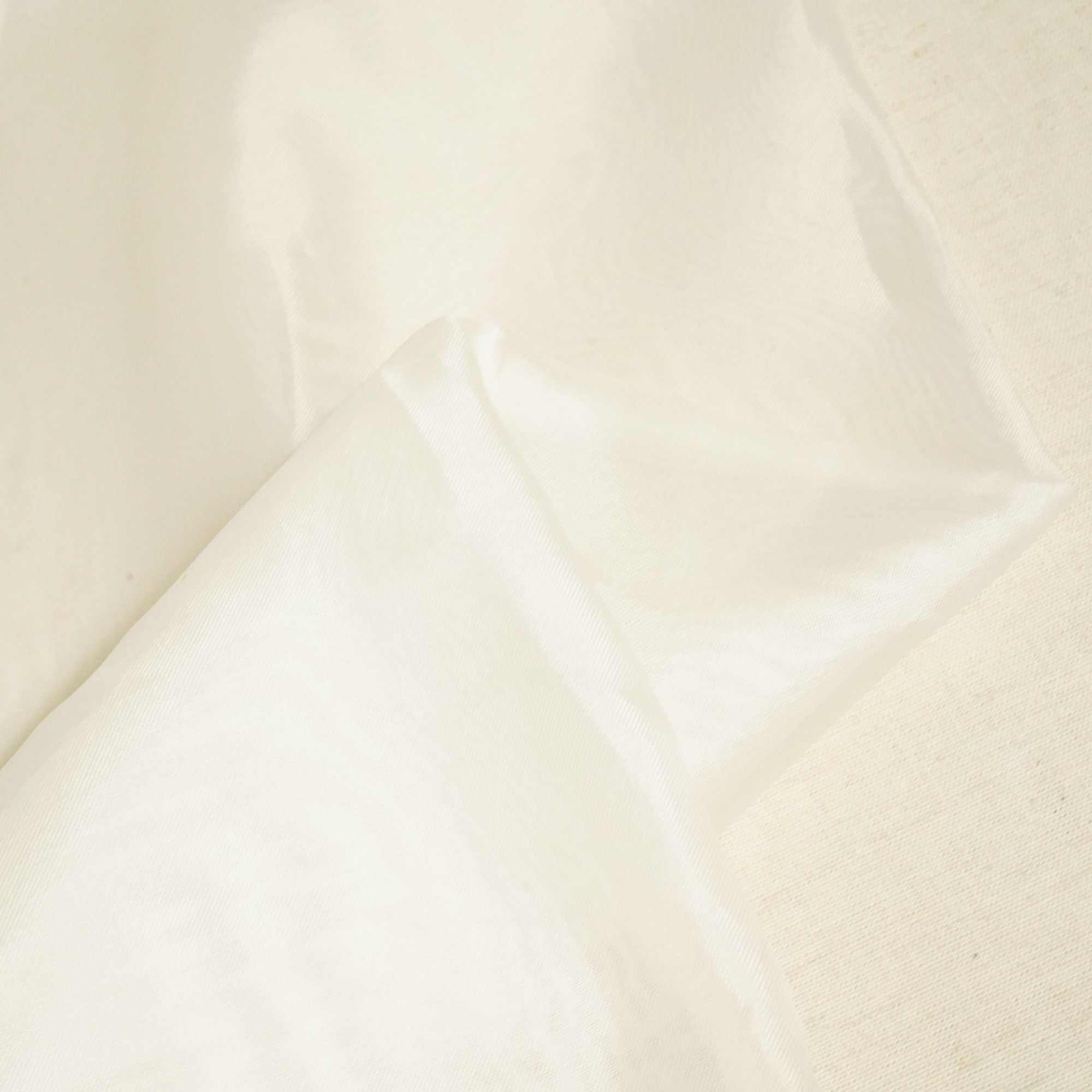 White Organza Silk Fabric HNA-24543