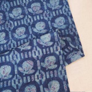 Indigo Dabu Print Cotton Fabric NC-24555
