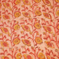 Peach Dabu Print Cotton Fabric NC-24566