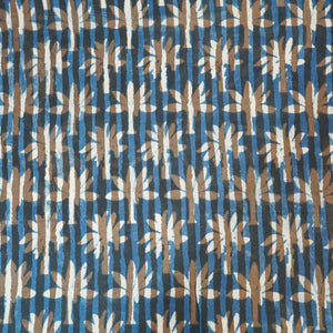 Indigo & White Jahota Print Cotton Fabric NC-24569