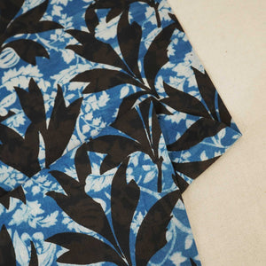 Indigo Jahota Print Cotton Fabric NC-24570