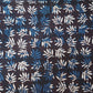 Wine & Indigo Jahota Print Cotton Fabric NC-24571