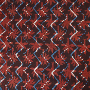 Brown Jahota Print Cotton Fabric NC-24572