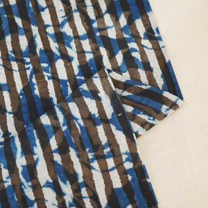 Indigo Jahota Print Cotton Fabric NC-24573