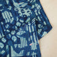 Indigo Ajrakh Print Muslin Fabric NC-24575
