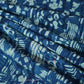 Indigo Ajrakh Print Muslin Fabric NC-24575