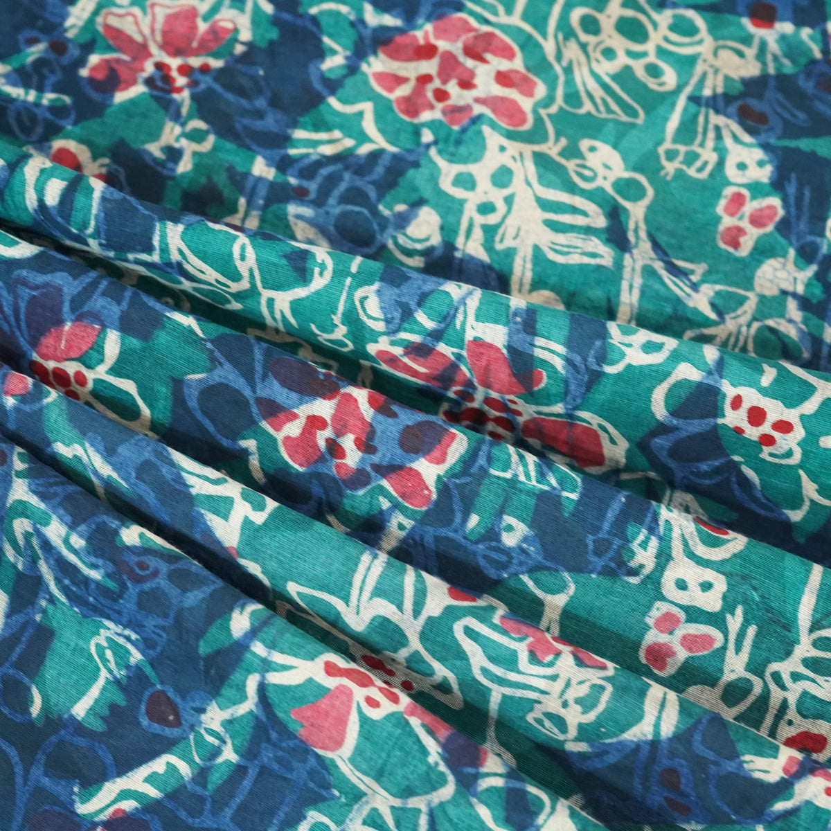 Green Mulmul Fabric NC-24587