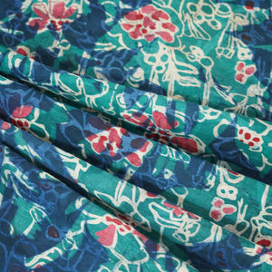Green Mulmul Fabric NC-24587