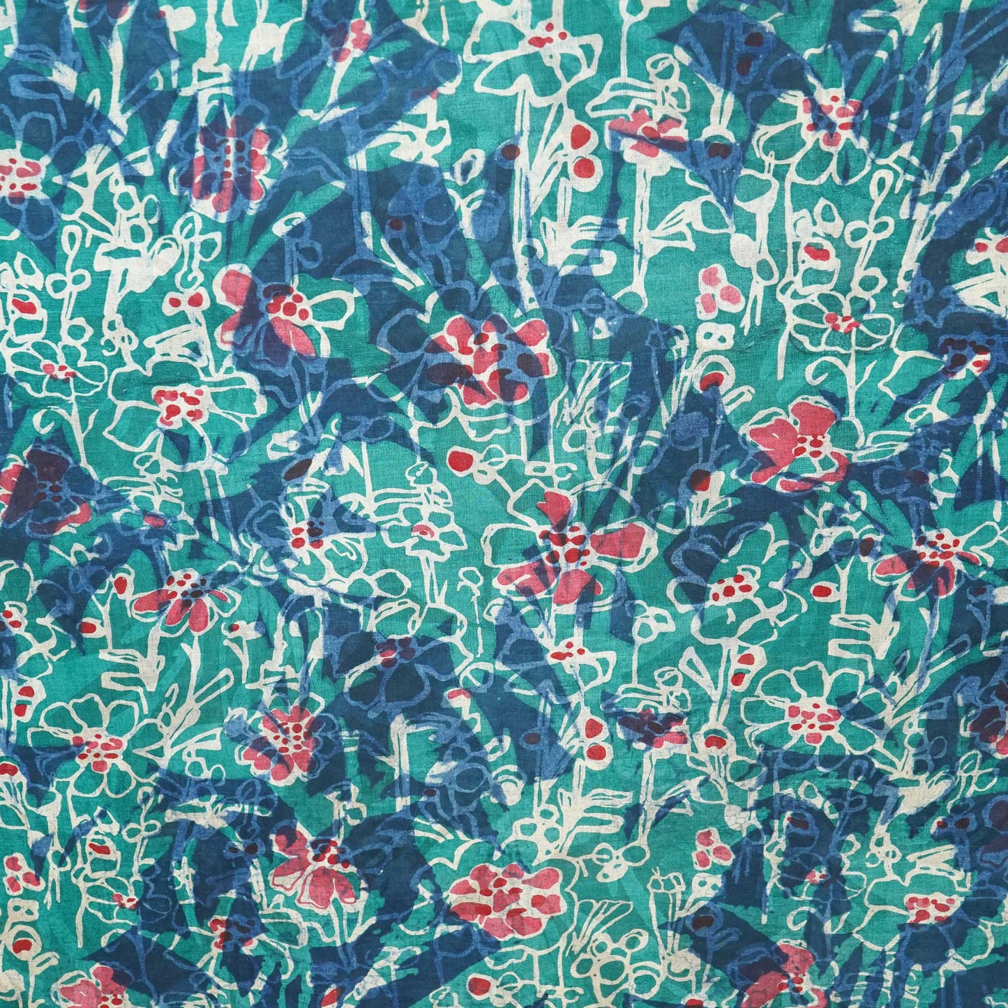 Green Mulmul Fabric NC-24587