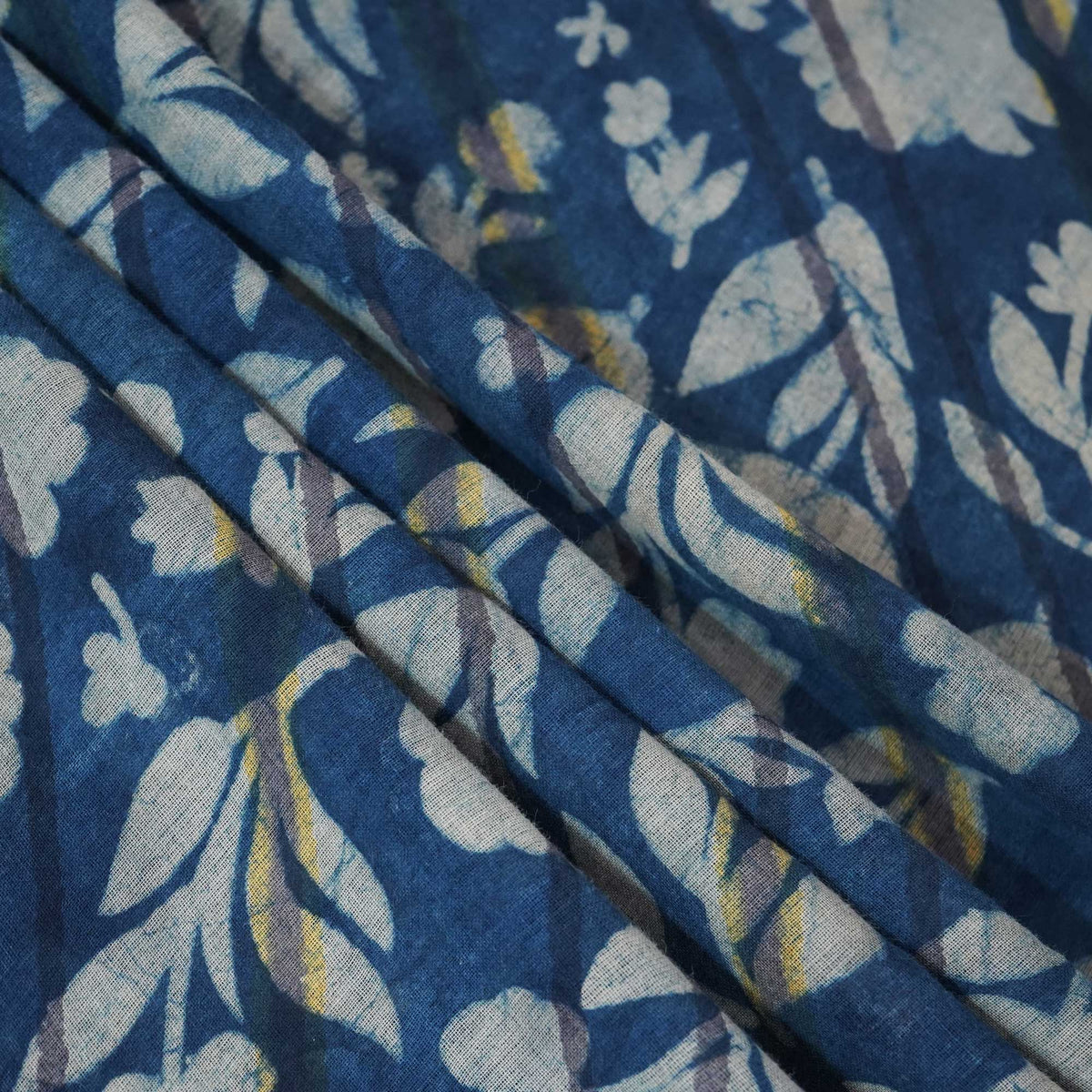 Blue Mulmul Fabric NC-24589