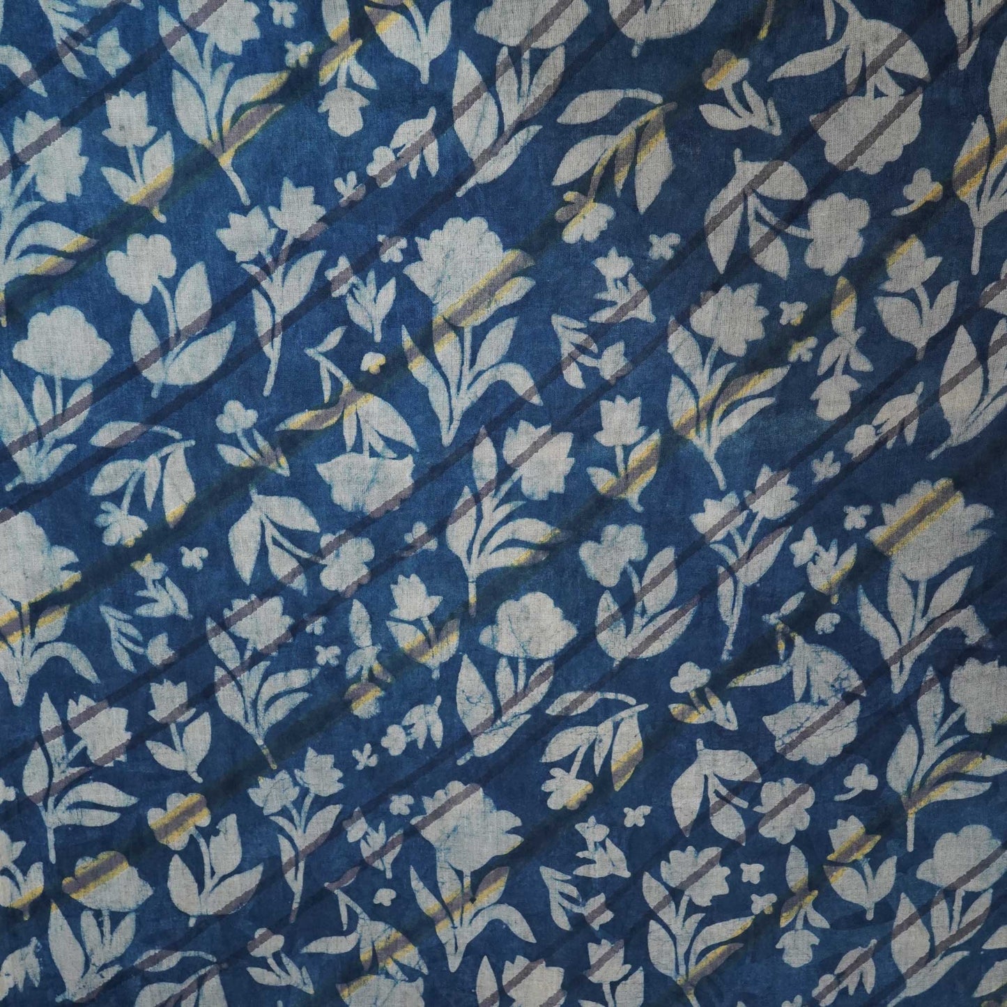 Blue Mulmul Fabric NC-24589