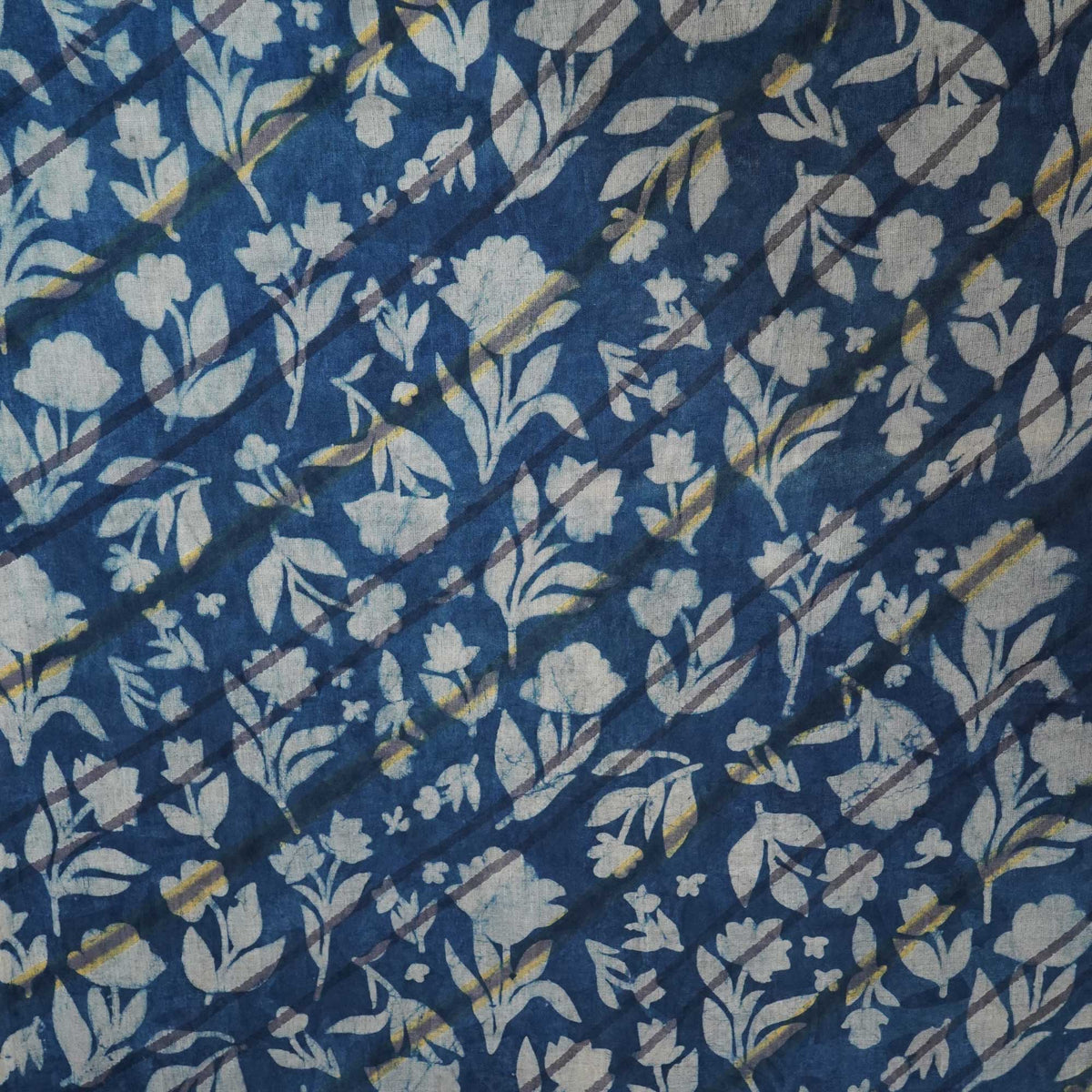 Blue Mulmul Fabric NC-24589