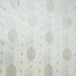 Cream & Silver Dyeable Kadua Buti Chiniya Silk Fabric MS-24606