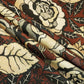 Brown Floral Print Linen Fabric RM-24617