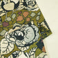 Green Floral Print Linen Fabric RM-24618