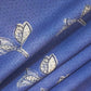 Indigo Floral Print Linen Fabric RM-24620